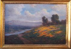 "Hillside with Poppies & Lupine"